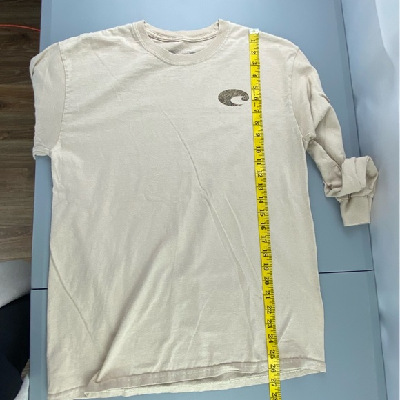 Costa tan with camo logo long sleeve tee shirt men's size medium - Picture 5 of 8